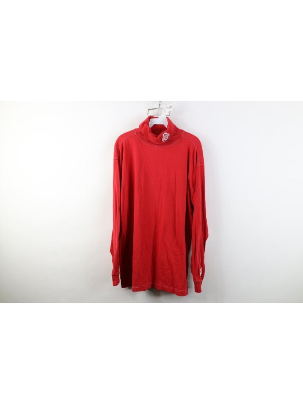Vtg 90s Starter Mens Large Faded Ohio State University Turtleneck T-Shirt Red